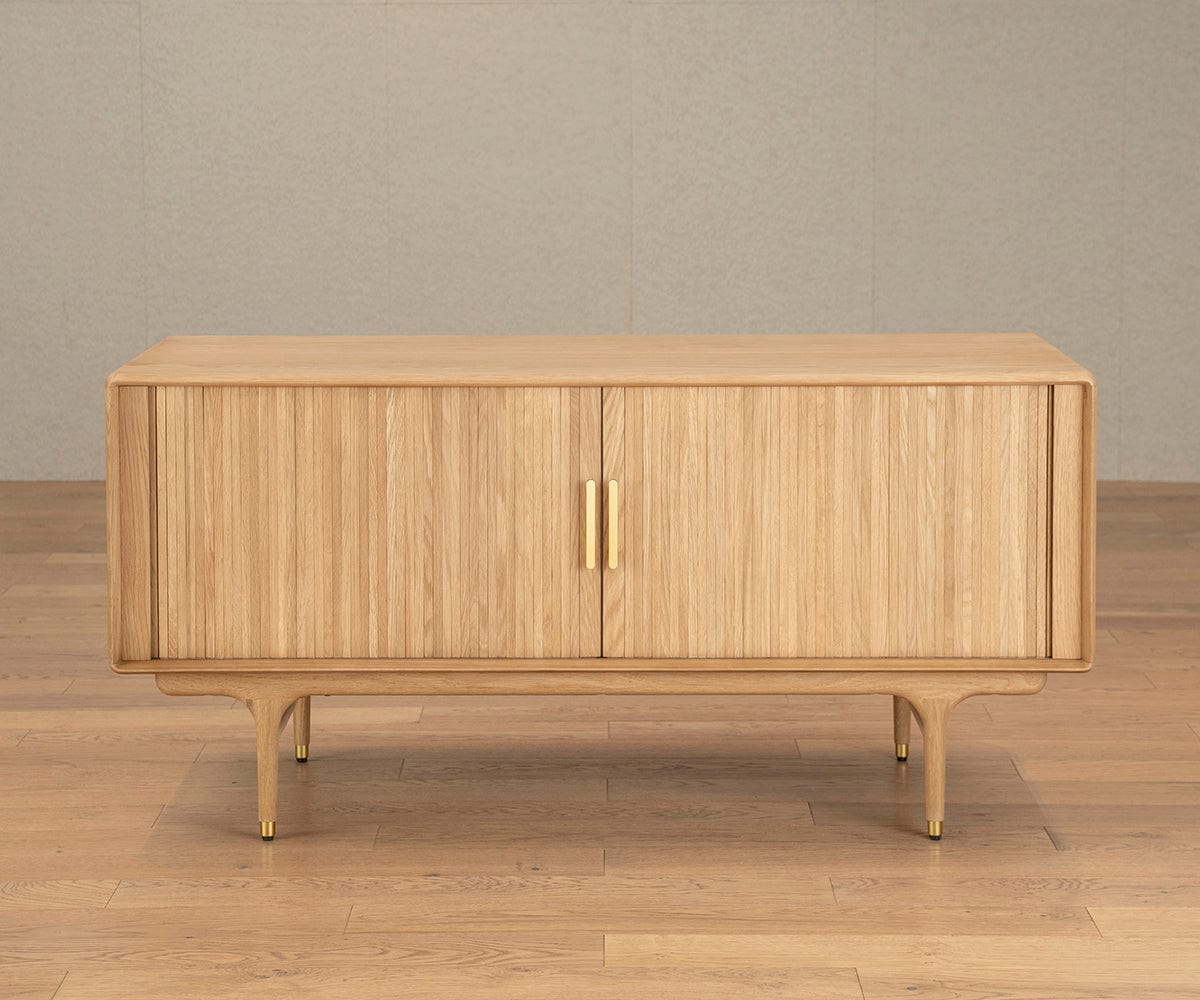 Hendrick 52" Media Stand II - White Oak