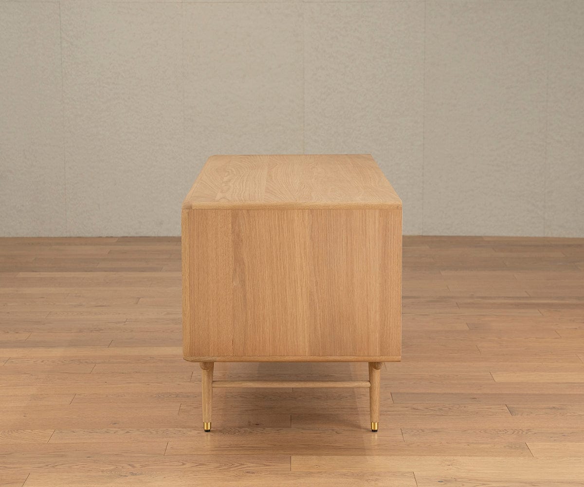 Hendrick 52" Media Stand II - White Oak